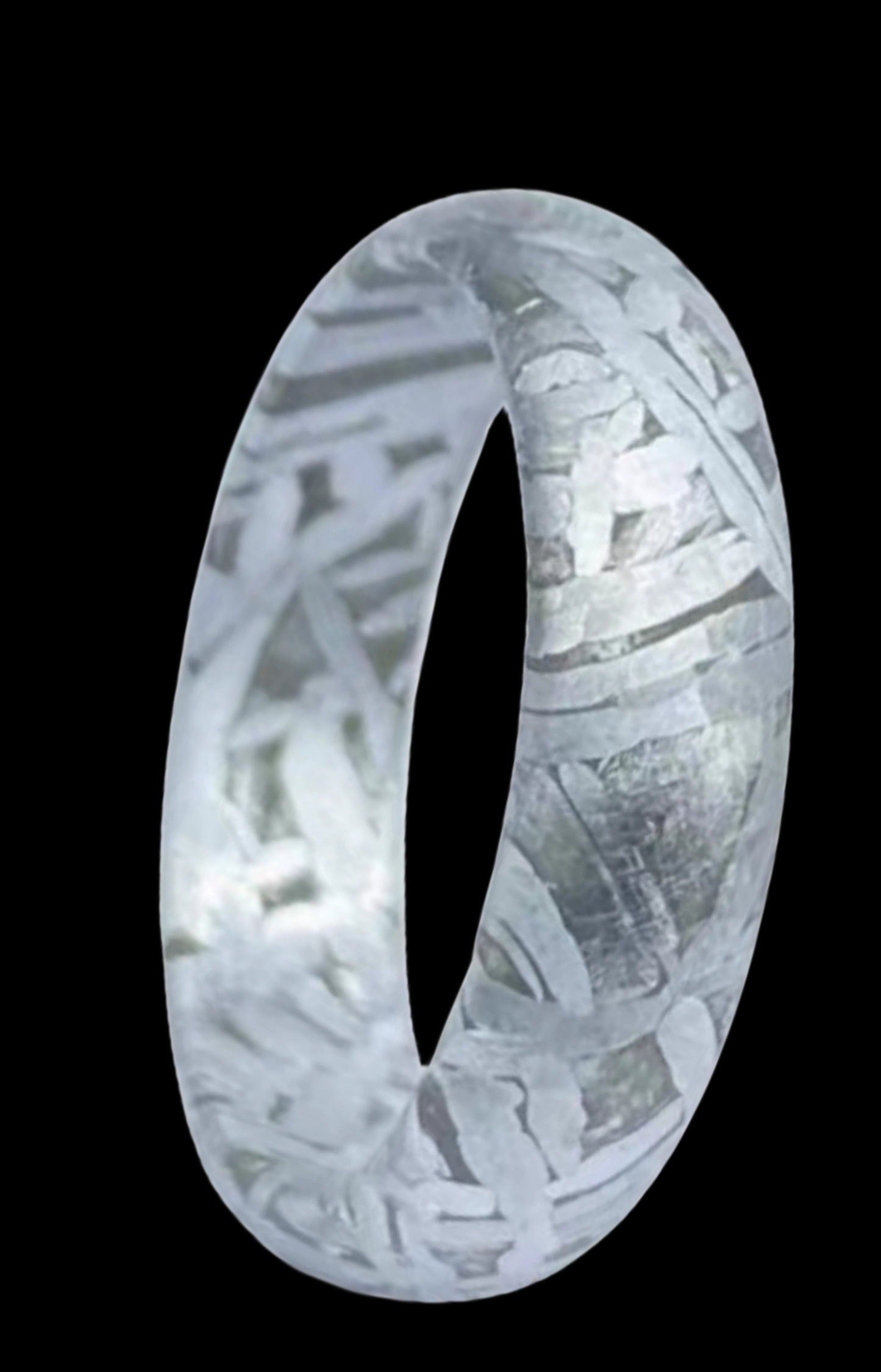 Meteorite Ring Muonionalusta Iron Meteorite （All sizes can be customized）